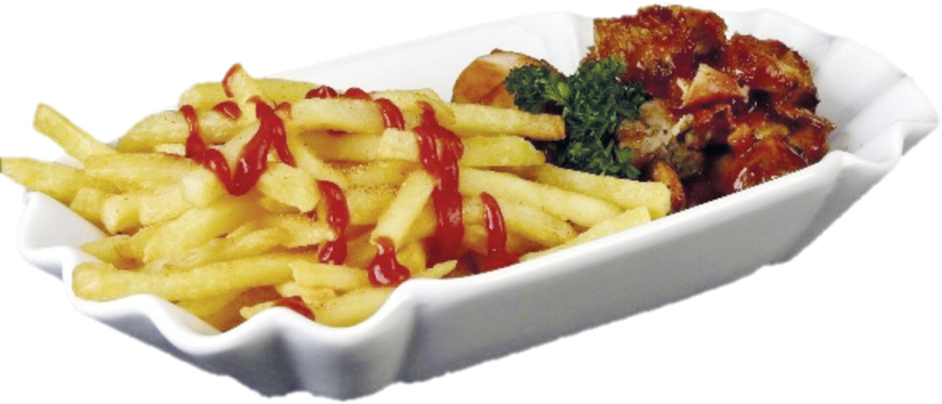 Pommesschale  24,5x13,2cm